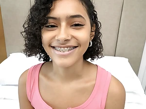 eighteen Yr Elderly Puerto Rican with braces makes their way first-ever porno
