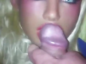 Witness this amateur honey go crazy with dollsex's tight twat