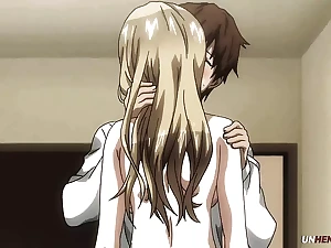 Step-sis gets her giant nipples opened up by step-bro in a cartoon hook-up movie