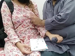 Ultra-kinky Desi College Woman Humped by her Tution Lecturer's Enormous Trunk